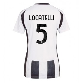 Dámské fotbalový oblečení Juventus Manuel Locatelli #5 Domácí košile 2024-25 Krátkým Rukávem